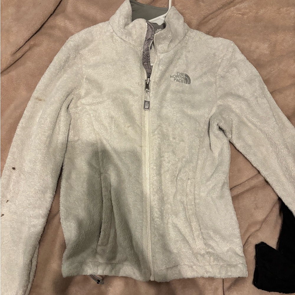 Fuzzy the Northface jacket